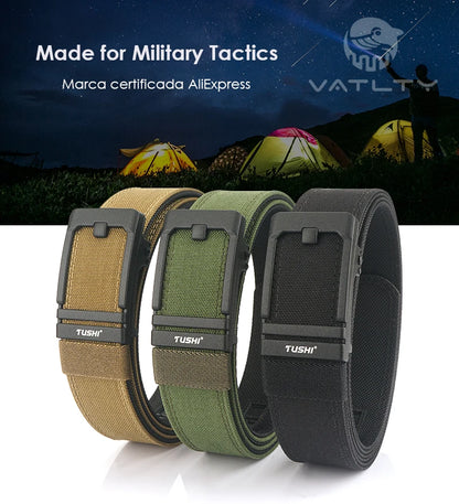 Unisex-Taktischer Gürtel aus 1100D Nylon mit Metall-Schnalle, Ideal für Airsoft-Pistolen