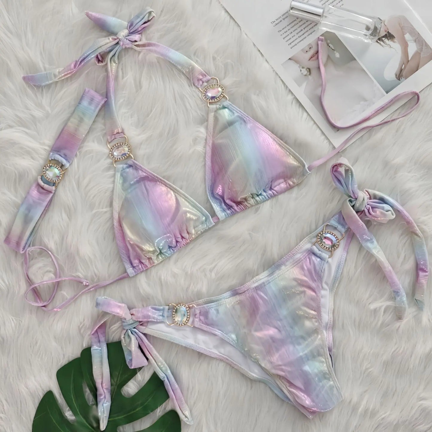 Sexy Bikini-Set für Damen mit Push-up-Effekt – ideal für Strand und Pool