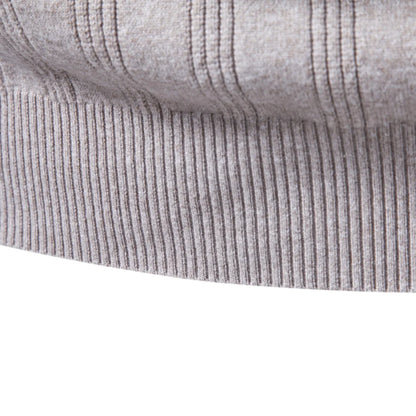 Herren Strickpoloshirt Aus Kunstkaschmir Komfort Elegant