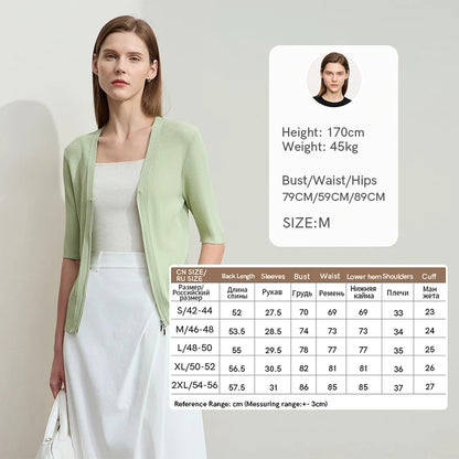 Damen V-Ausschnitt Strickjacke Slim Reißverschluss Viskose Herbst