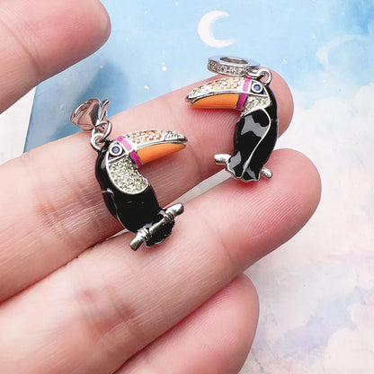 Damen-Charm-Anhänger Touca bunt süß aus Sterlingsilber
