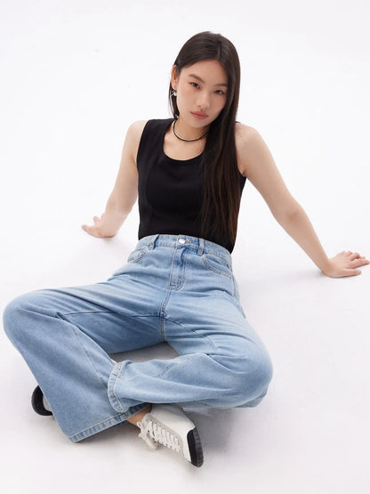 Kurzärmeliges Damen-T-Shirt aus Lyocell mit V-Ausschnitt und Metallperlen-Details – vielseitig und lässig für den Sommer