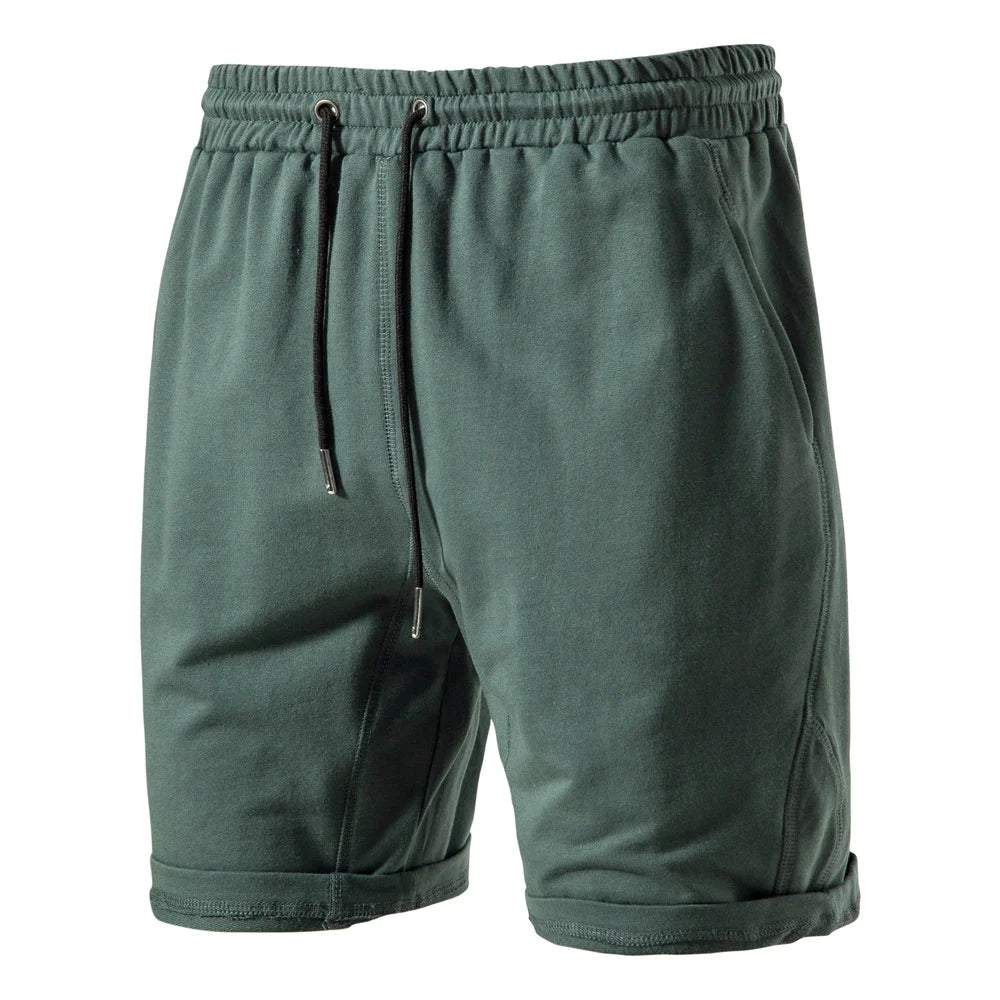 Männer Jogginghose Shorts aus 100 Prozent Baumwolle für Casual Sport und Fitness