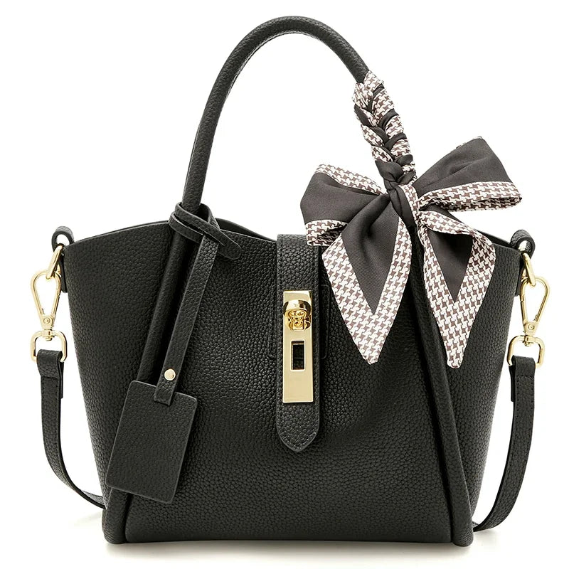 Damen Handtasche aus Split-Leder im Crossbody-Stil Luxus