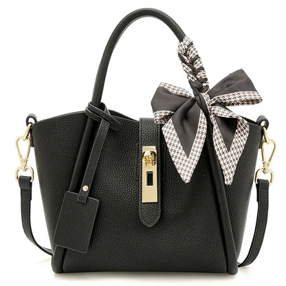 Damen Handtasche aus Split-Leder im Crossbody-Stil Luxus