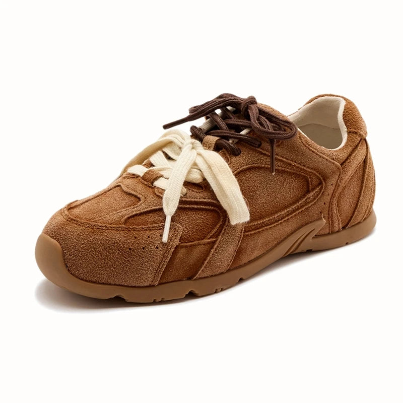AIYUQI Damen Winter Schuhe Leder Velvet Fur Flach