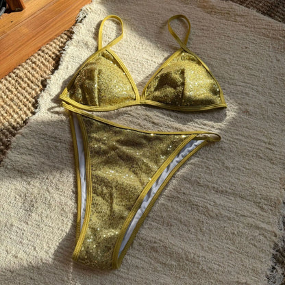 Sexy Push-Up-Bikini-Set für Damen – Brasilianischer Stil für Strand und Pool