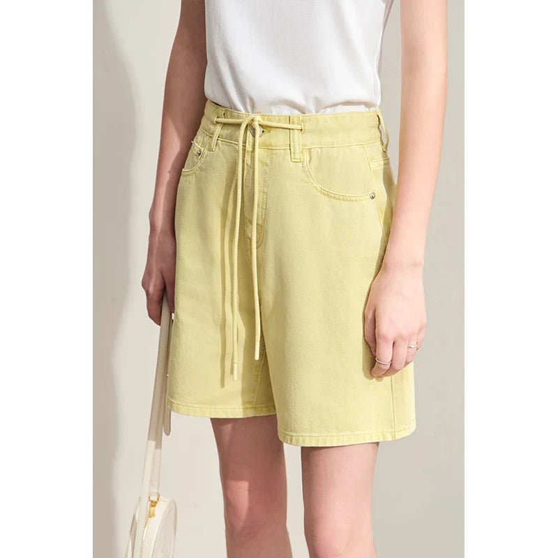 Minimalistische Damen-Commuter-Hose mit hohem Bund und weitem Bein – ideal für Herbst und Winter