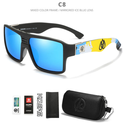 Sonnenbrille quadratisch polarisiert schlagfest antireflektierend Cat.3 Herren