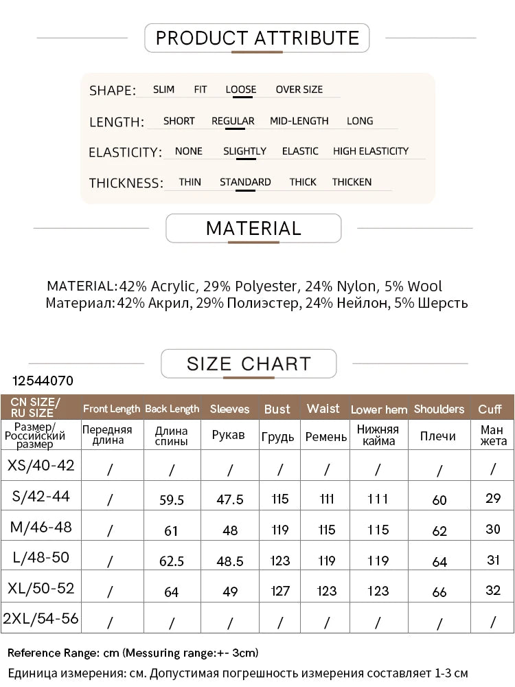 Produktattribute und Größenchart für 12544070: Rollkragenpullover und weite Hose