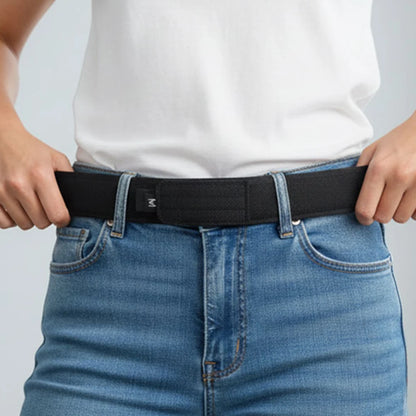 VATLY Ultra-dünner Tactical Innengürtel Nylon Metallfrei Reise Unisex