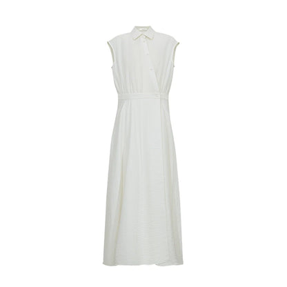 Elegantes Damen Midikleid Mit Reverskragen Ideal Für Büro Und Sommer