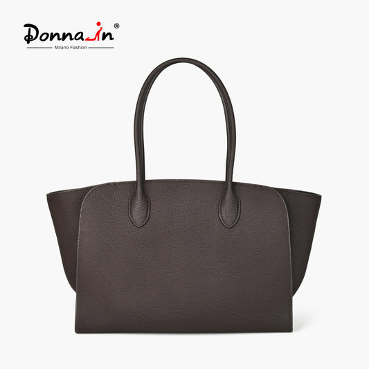 Rindleder Damen-Tasche | Großes Fassungsvermögen