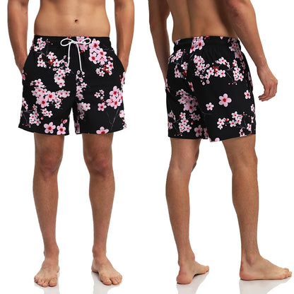 Kurze Herren-Badeshorts für Surfen und Sport – ideal für Strand und Schwimmen