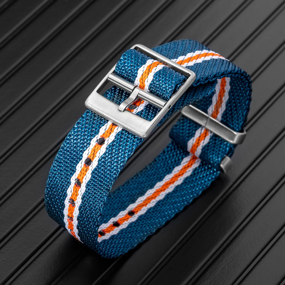 Uhrenarmband aus Nylon 20 mm – Universal-Ersatzband fuer Taucheruhren