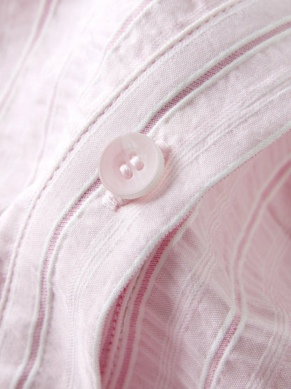 Kurzarm-Damenbluse im Workwear-Stil mit Kordelzug – ideal für den Sommer und den Büroalltag