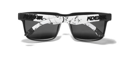 Sonnenbrille quadratisch polarisiert Reißverschlussetui 30 Farben Unisex