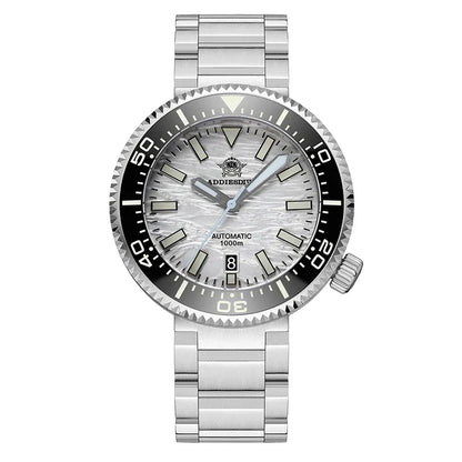 Herren-Profi-Taucheruhr mit 1000 m Wasserdichtigkeit und Saphirglas