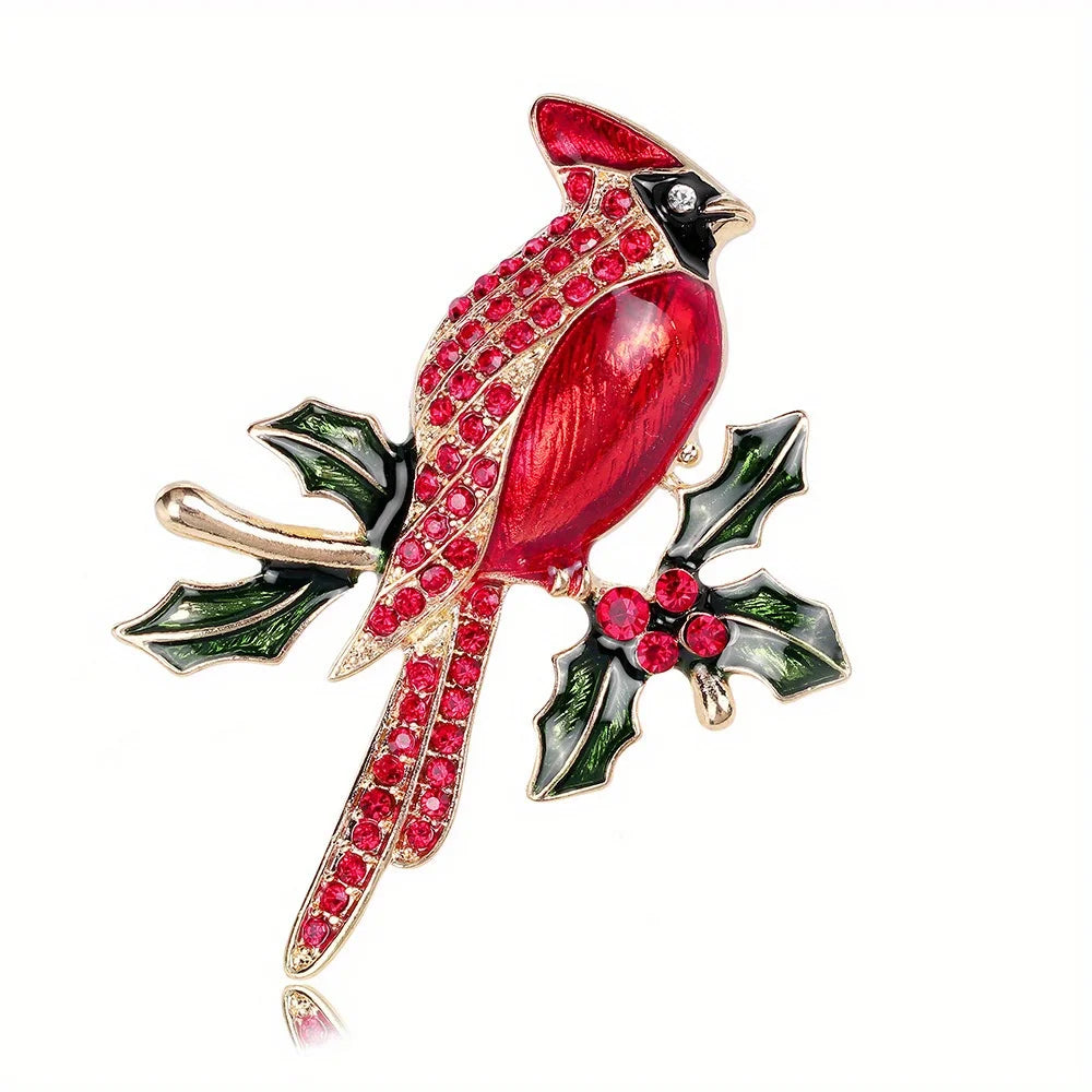 Brosche Vogel Kristall Strass Luxus Klassisch Party Mantel Damen