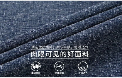 Sommerliches Herren-Kurzarmshirt in Unifarbe – modisches, lässiges Cardigan-Hemd für Jugendliche