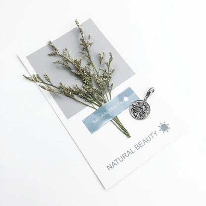 Damen-Charm-Anhänger Sternzeichen Horoskop Vintage aus Sterlingsilber