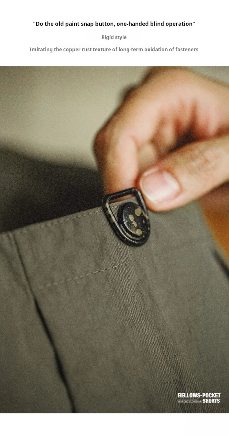 Herren Taschen-Shorts in Lässiger Grüner Farbe für den Sommer