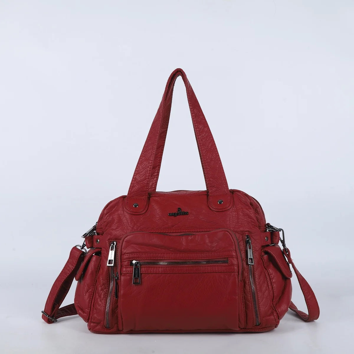 Damen-Satchel-Tasche Leopardenmuster, Top-Handle Innenfach mit Reißverschluss und viel Stauraum