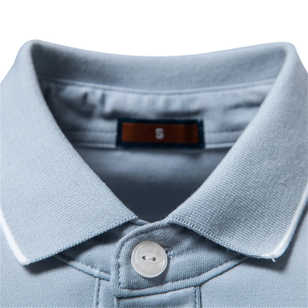 Premium Herren Poloshirt Kühl Atmungsaktiv Old Money Sommer