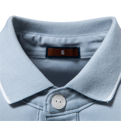 Premium Herren Poloshirt Kühl Atmungsaktiv Old Money Sommer