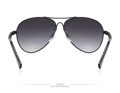 Sonnenbrille Pilot Memory-Rahmen Farbverlauf Spiegel polarisiert Unisex