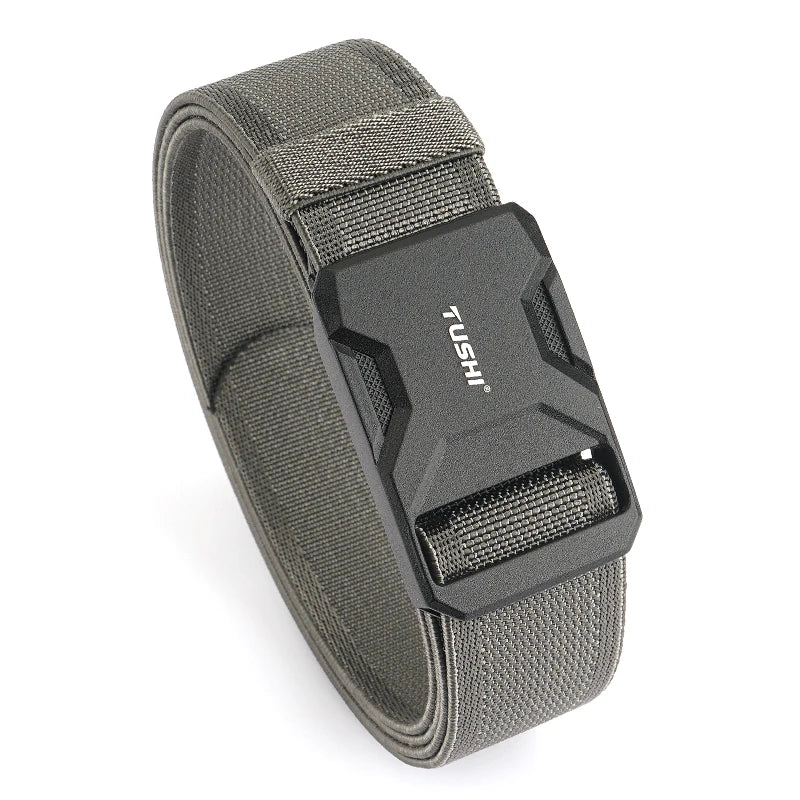 Herren-Gürtel aus Nylon mit magnetischem Schnellverschluss und elastischem Bund 35mm Breite