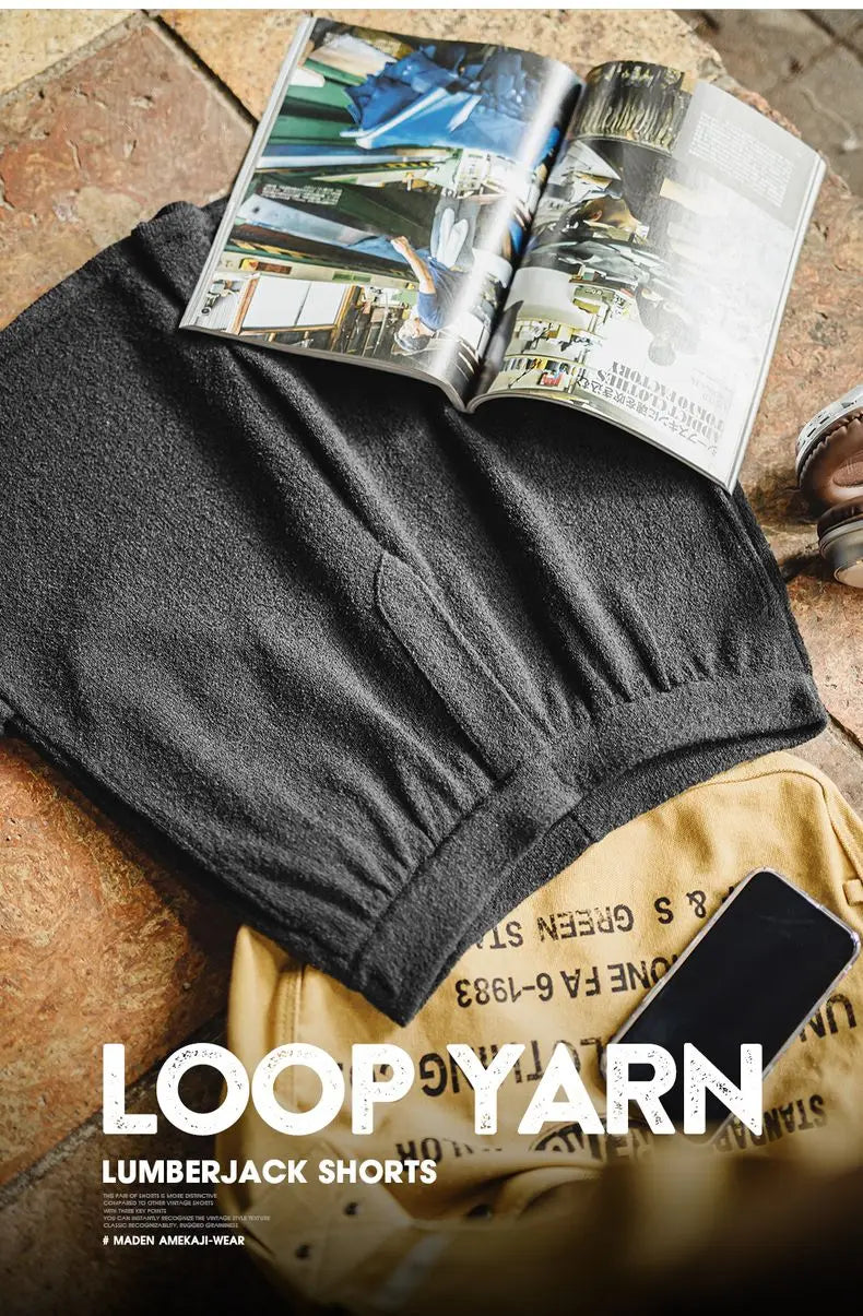 Herren Shorts im lässigen Stil mit elastischem Bund und Taschen