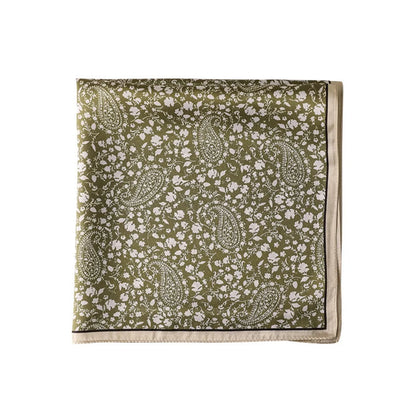 Damen Seidenschal klein quadratisch Haarband Kopftuch Halstuch Bandana