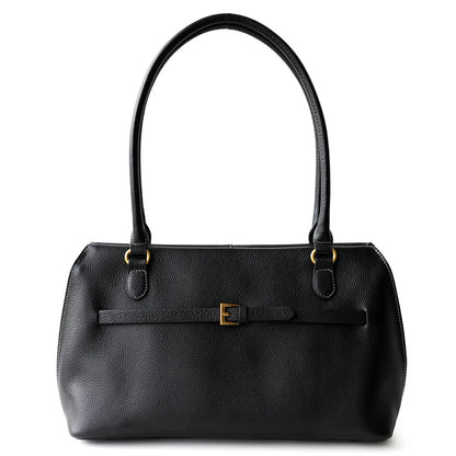 Damen Ledertote | Business Tasche Aus Vollnarbigem Leder