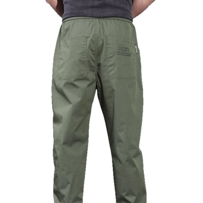 Herren Hosen im lässigen Stil mit elastischer Taille und Kordelzug