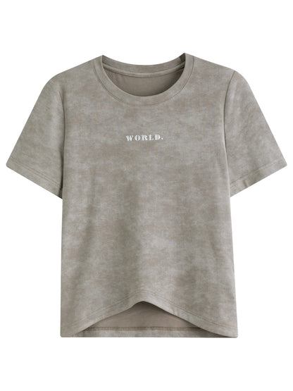 Langärmliges Baumwollshirt mit einzigartigem Stickdesign und Hohldetails in Pink – lockeres, vielseitiges Fashion-Top für den Sommer.