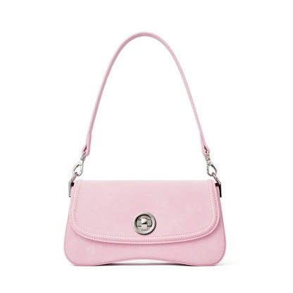 Natürliche Rindleder Schultertasche Frühlingslook