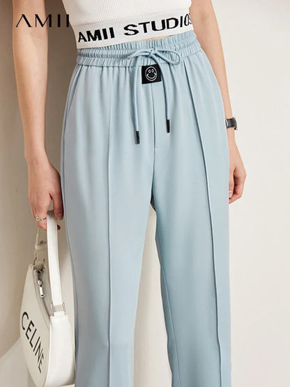 Minimalistische Damen-Jeans aus Lyocell und Baumwolle – vielseitige, gewaschene Retro-Jeans mit weitem Bein