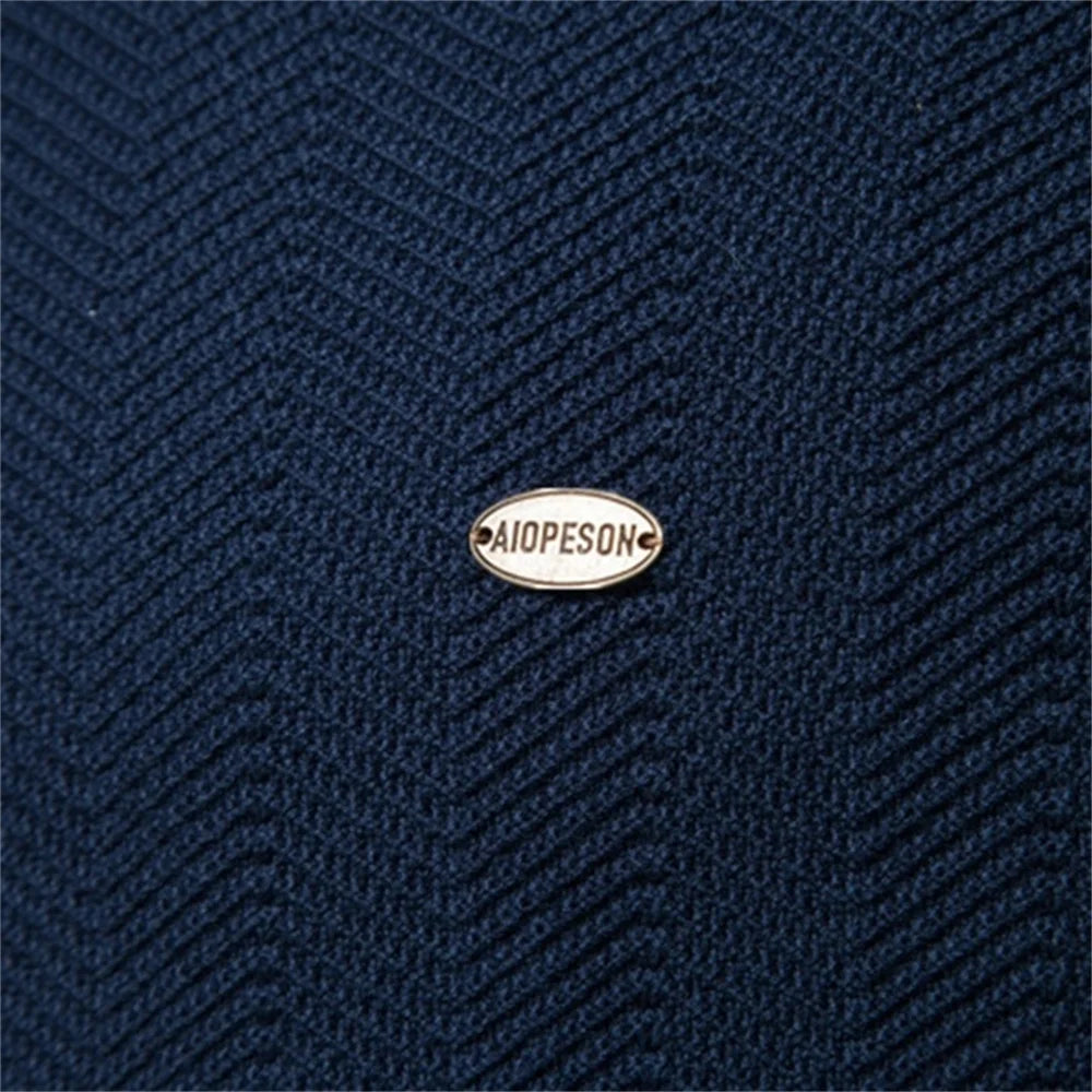 Herren Pullover aus Baumwolle mit lässigem Drop-Hülsen-Design für den Winter