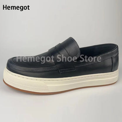 Elegante Herren-Loafer mit dicker Sohle – stilvoll & komfortabel
