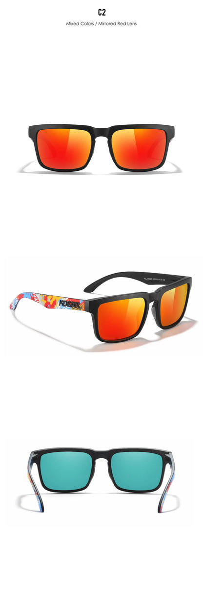 Sonnenbrille übergroß quadratisch polarisiert 64mm Angeln Herren