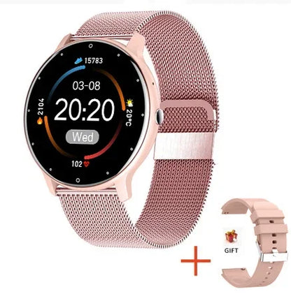 LIGE 2024 Neue Smart Uhr Für Männer Frauen 1,28 "Full Touch Screen Smartwatch Gesundheit Monitor BT Anrufe Smart Uhr weihnachten Strap