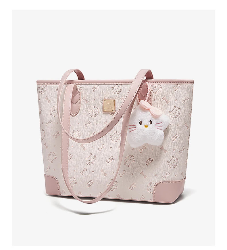 Damen Schultertasche Aus PVC-Leder Mit Großer Kapazität Im Alltag