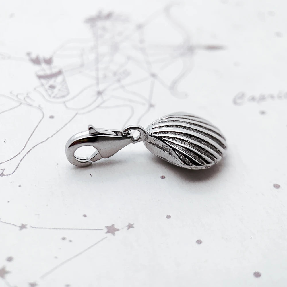Damen-Charm-Anhaenger Muschel Strand aus Sterlingsilber
