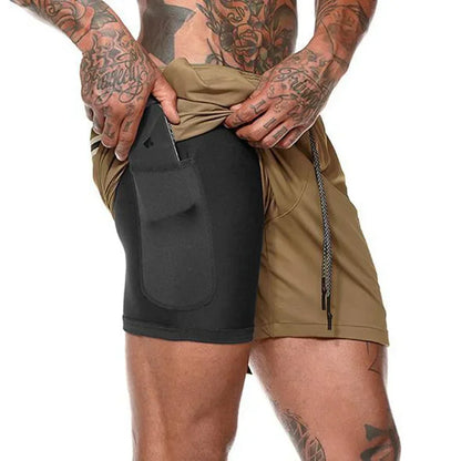 Locker geschnittene Herren-Sportshorts mit schneller Trocknung und Splicing-Design – ideal für Fitness und Basketball