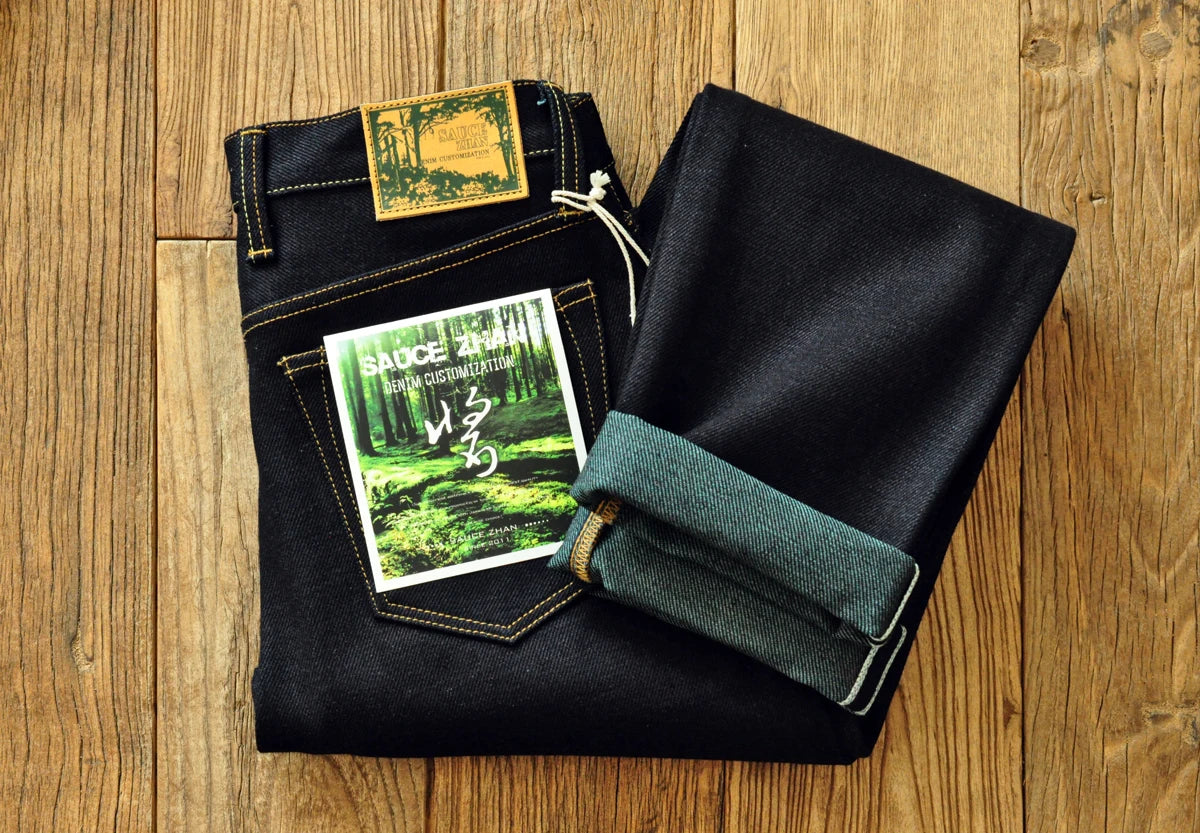 Herren Jeans aus Selvedge Raw Denim im Vintage-Stil mit Taper Fit