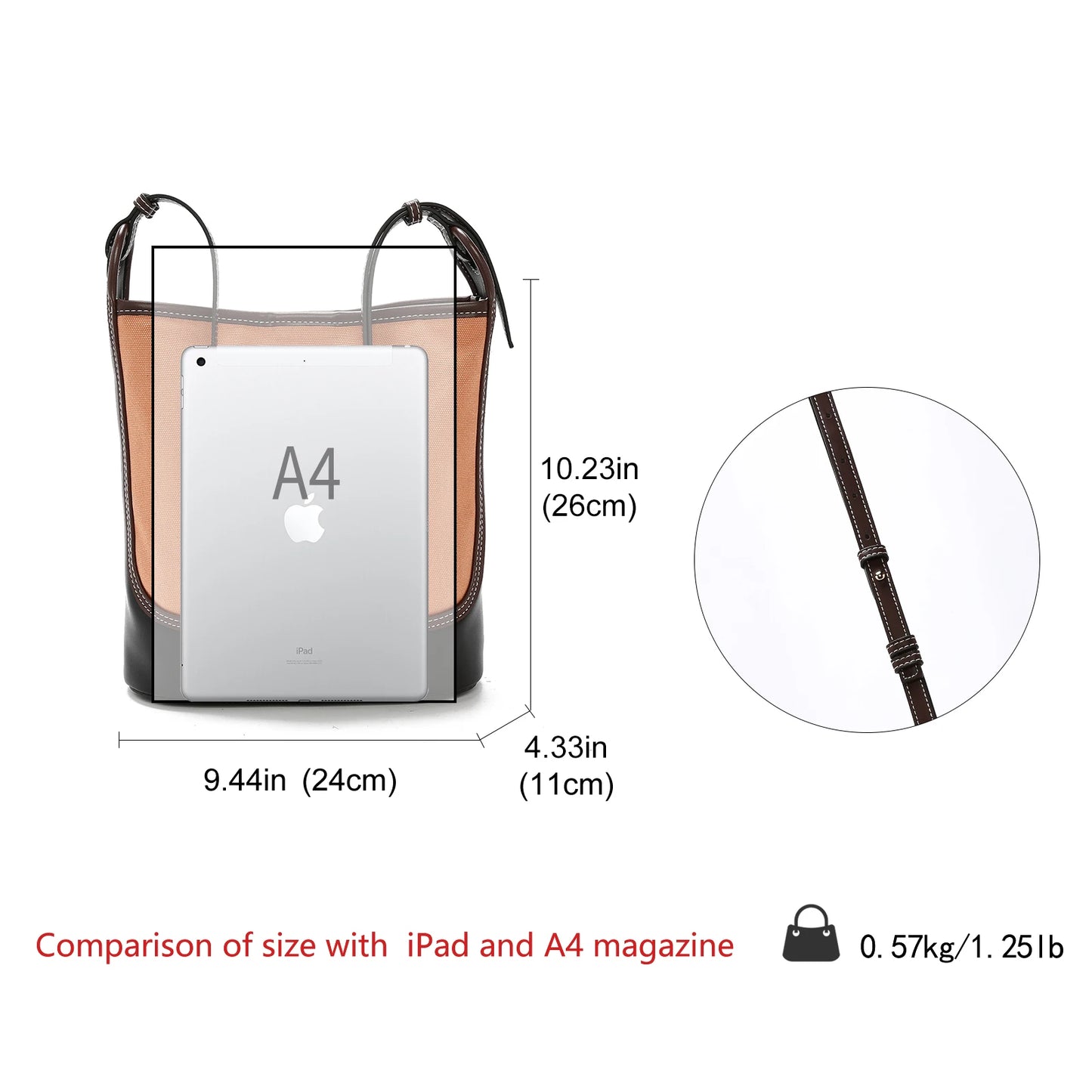 Damen Schultertasche im Hobo Style