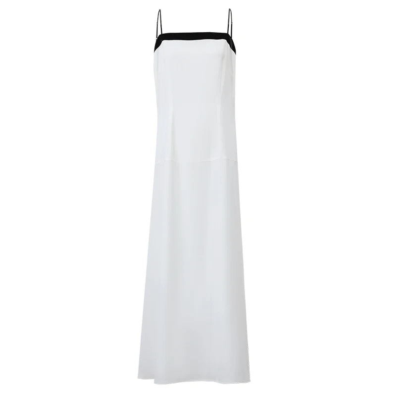 Stylisches Sommerdamenkleid Mit Farbblock Und Bequemem Sitz Für Damen