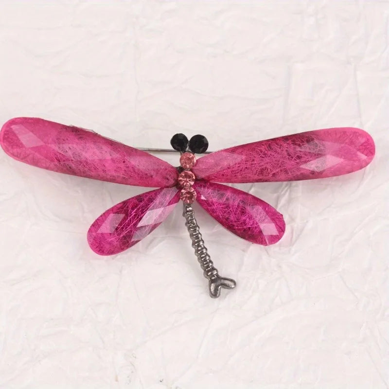 Brosche Libelle Vintage Insekt Tier Mode Anstecknadel Damen