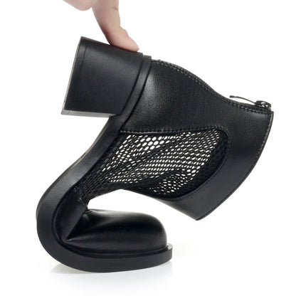 Damen Mesh Stiefeletten Atmungsaktiv Große Größen